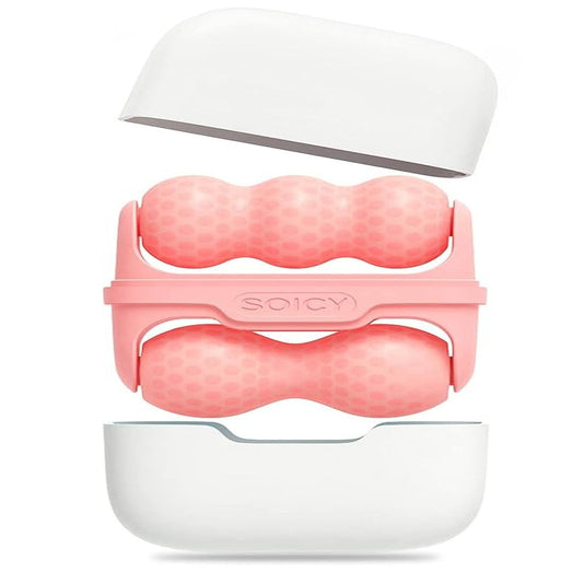 Ice Face & Body Massage Roller with Dual W & V Shape for Skin Care