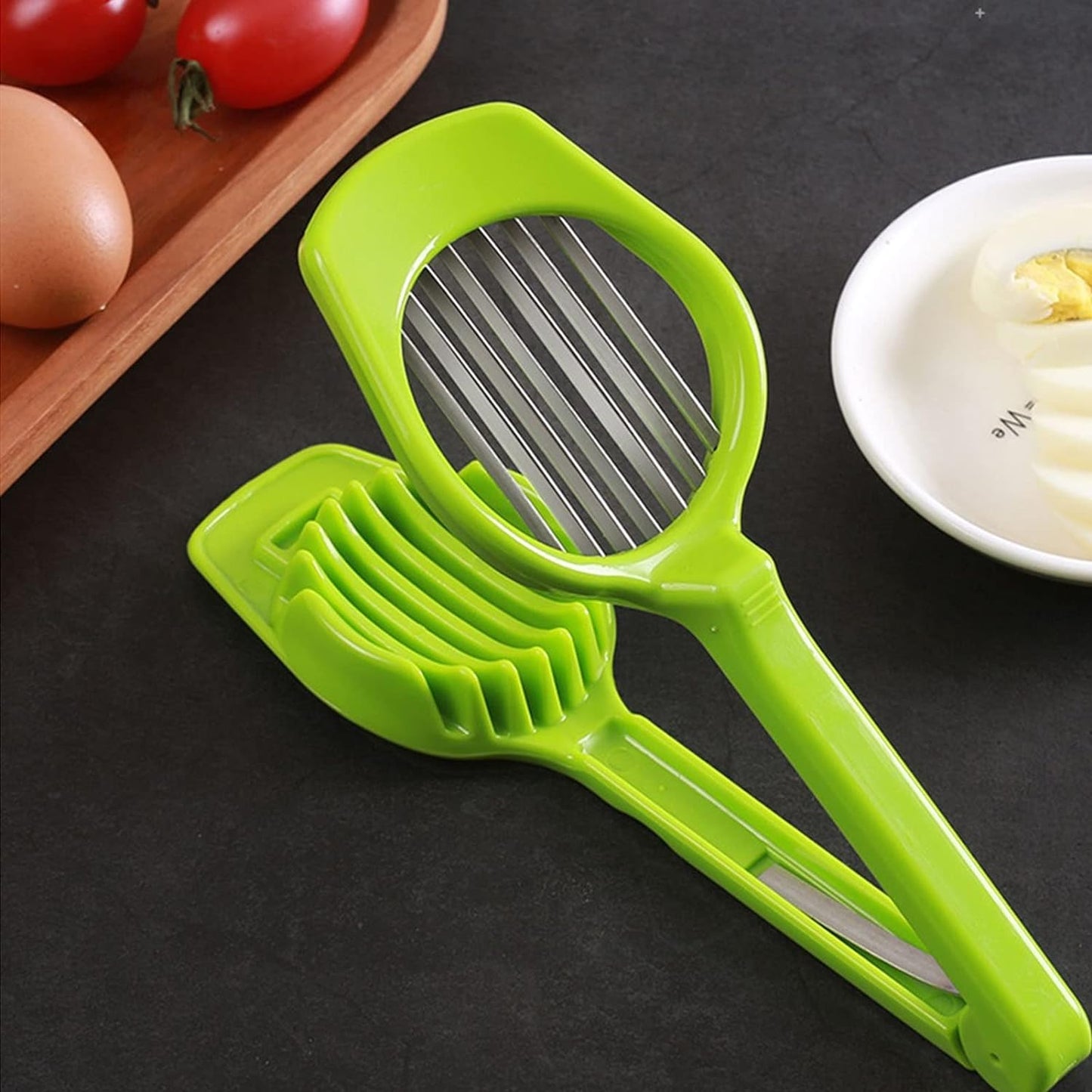 7 Blade Stainless Steel Slicer – Multipurpose Fruit & Egg Cutter Tool