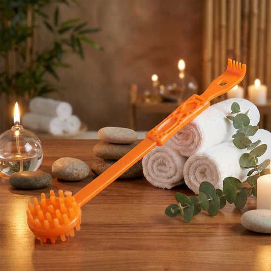 Long Handle Body Massage Roller Stick (1 Pc)