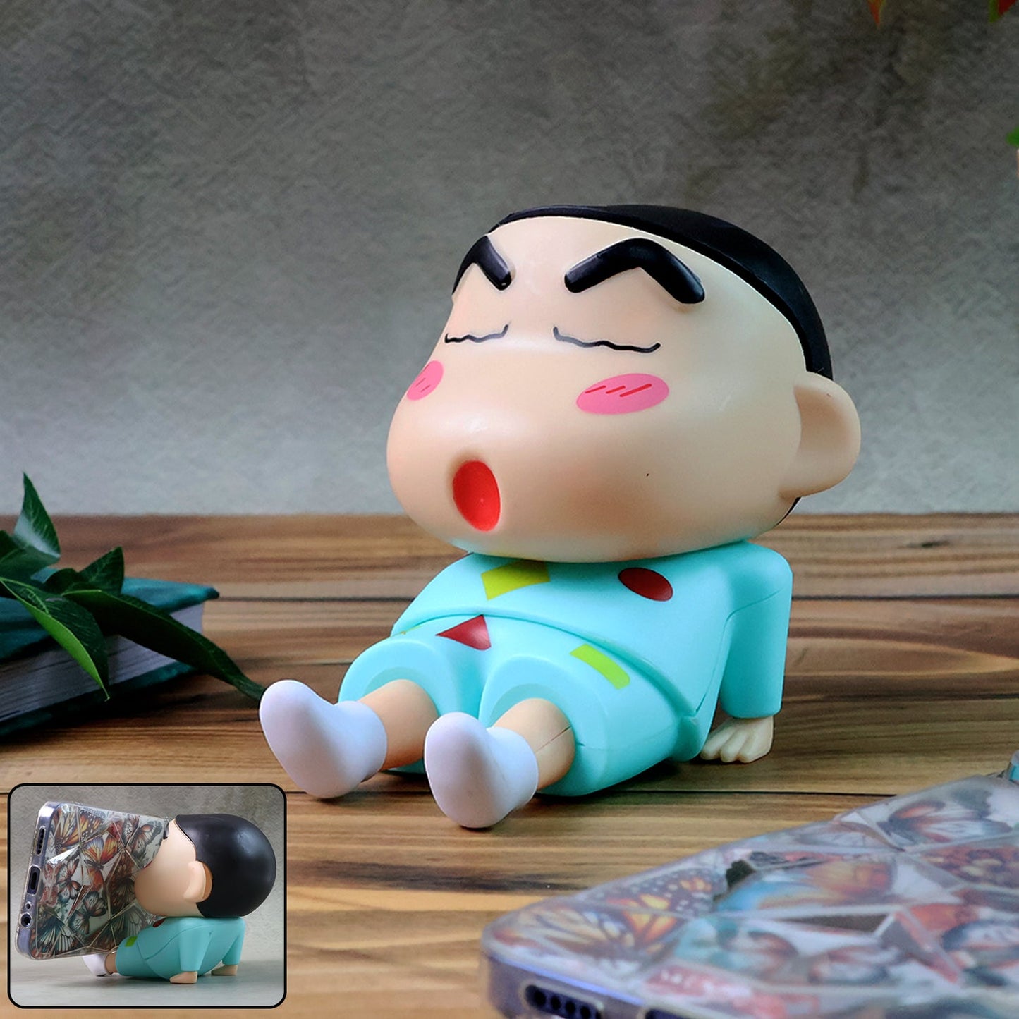 Cartoon Character Phone Stand – Cute Desk Mobile Holder - (1 Pc)