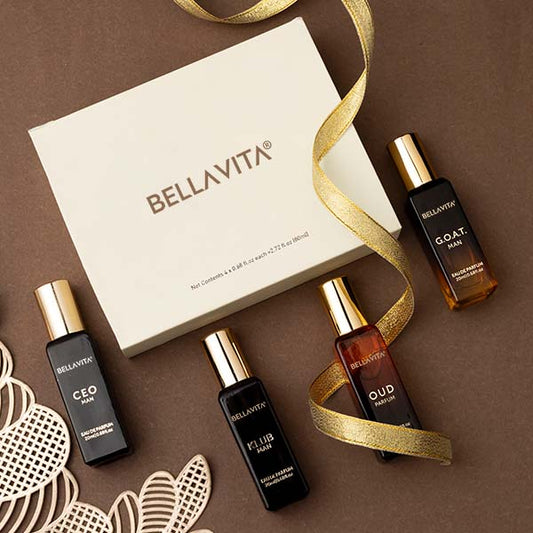 Bellavita Men’s Luxury Perfume Gift Set (4 Pc, 20 ML Each) by Bellavita