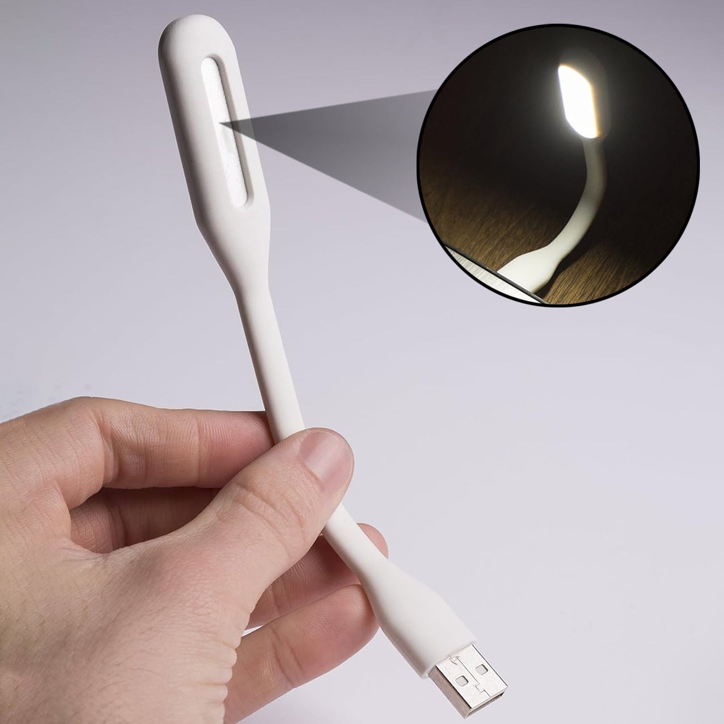 Mini USB Fan Combo – USB LED Light & 3 Port Hub