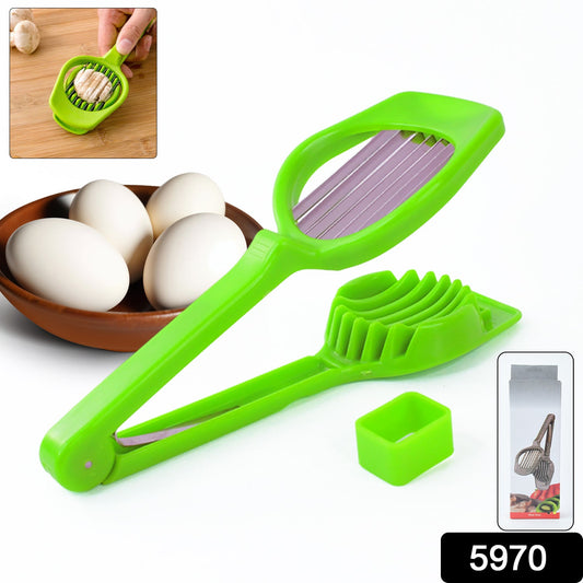 7 Blade Stainless Steel Slicer – Multipurpose Fruit & Egg Cutter Tool