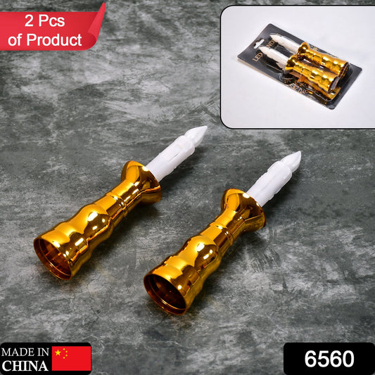 2 Pcs LED Candle Light – Flameless Decorative Lamp for Home & Wedding