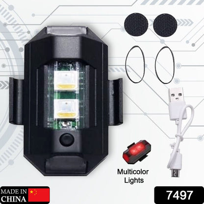 Mini LED Strobe Light – Waterproof USB Rechargeable RGB Safety Light