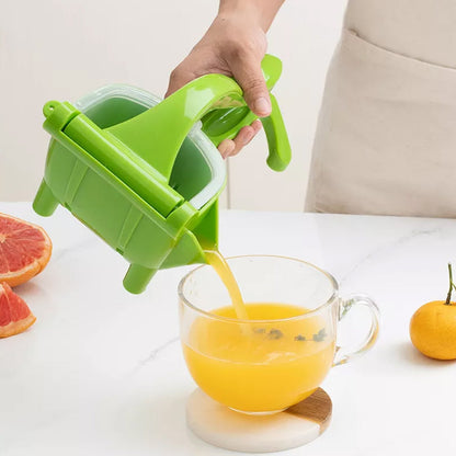 Heavy Duty Manual Juice Press – Handheld Fruit Squeezer Juicer