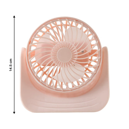 Plug And Play Silent Desktop Mini Fan With Adjustable Tilt Head (1 Pc)