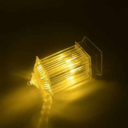 Lantern Shape LED Flickering Crystal Candle Light Table Lamp