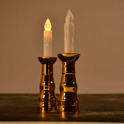 2 Pcs LED Candle Light – Flameless Decorative Lamp for Home & Wedding