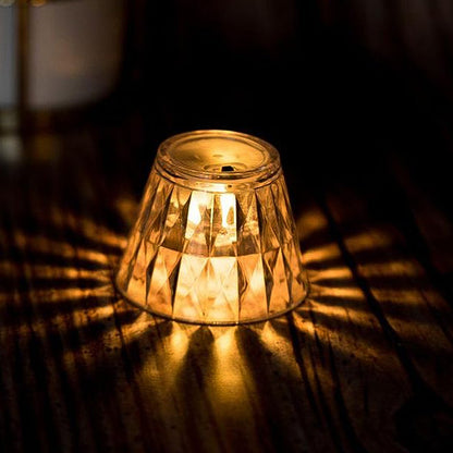 Cup Style Crystal LED Table Lamp – Decorative Bedside Light