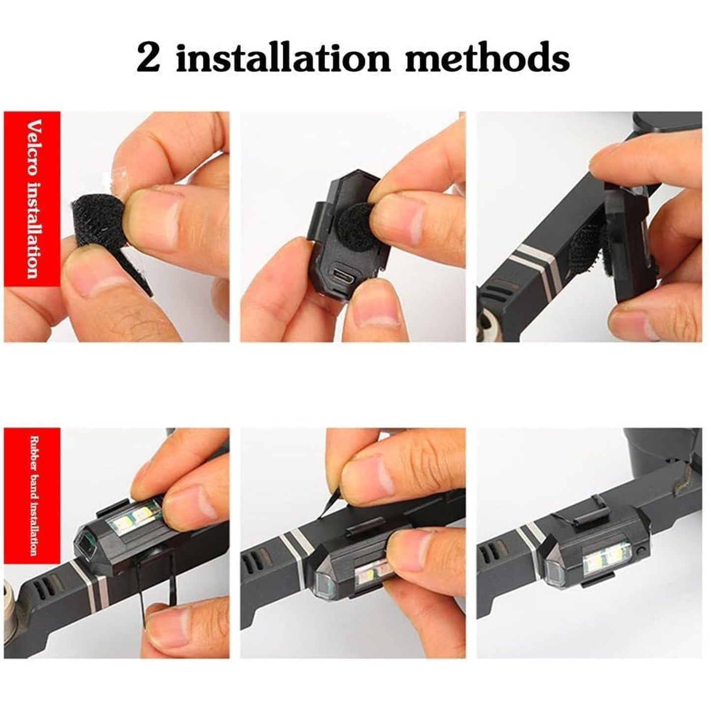 Mini LED Strobe Light – Waterproof USB Rechargeable RGB Safety Light