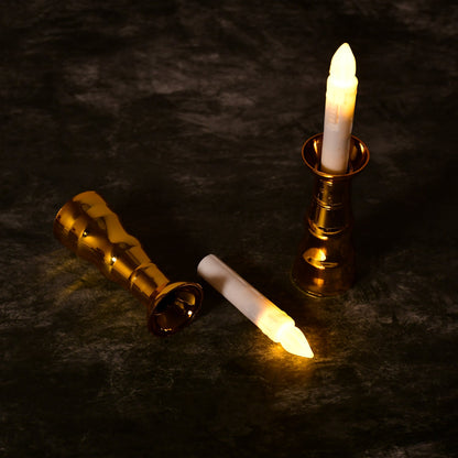 2 Pcs LED Candle Light – Flameless Decorative Lamp for Home & Wedding