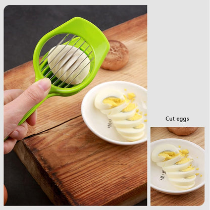 7 Blade Stainless Steel Slicer – Multipurpose Fruit & Egg Cutter Tool