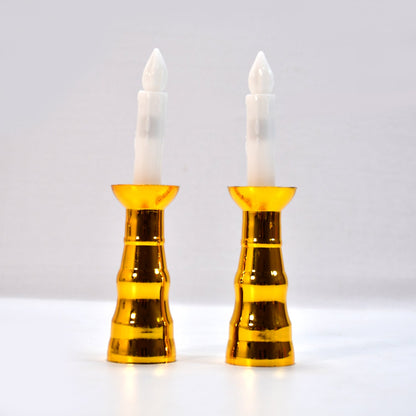 2 Pcs LED Candle Light – Flameless Decorative Lamp for Home & Wedding
