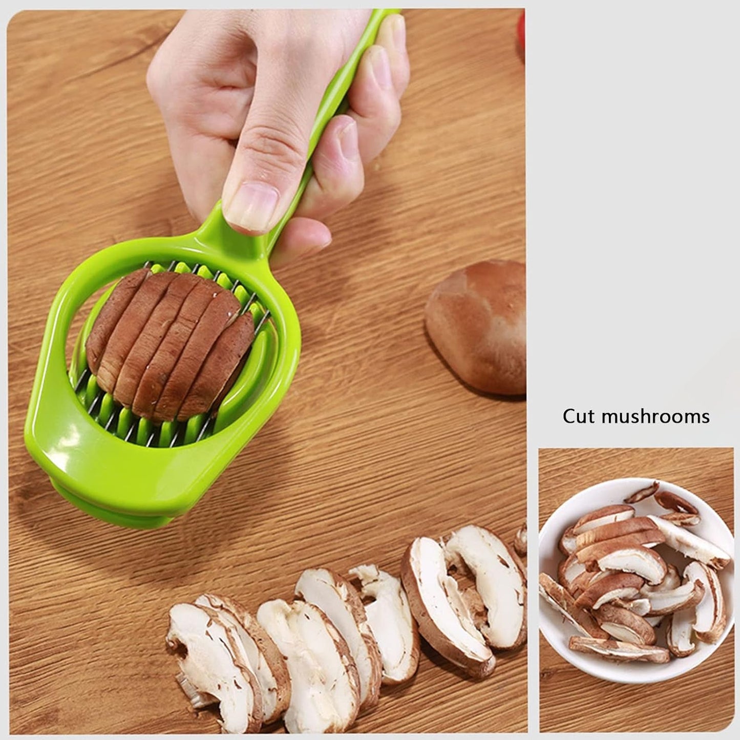 7 Blade Stainless Steel Slicer – Multipurpose Fruit & Egg Cutter Tool