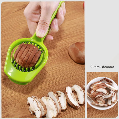 7 Blade Stainless Steel Slicer – Multipurpose Fruit & Egg Cutter Tool