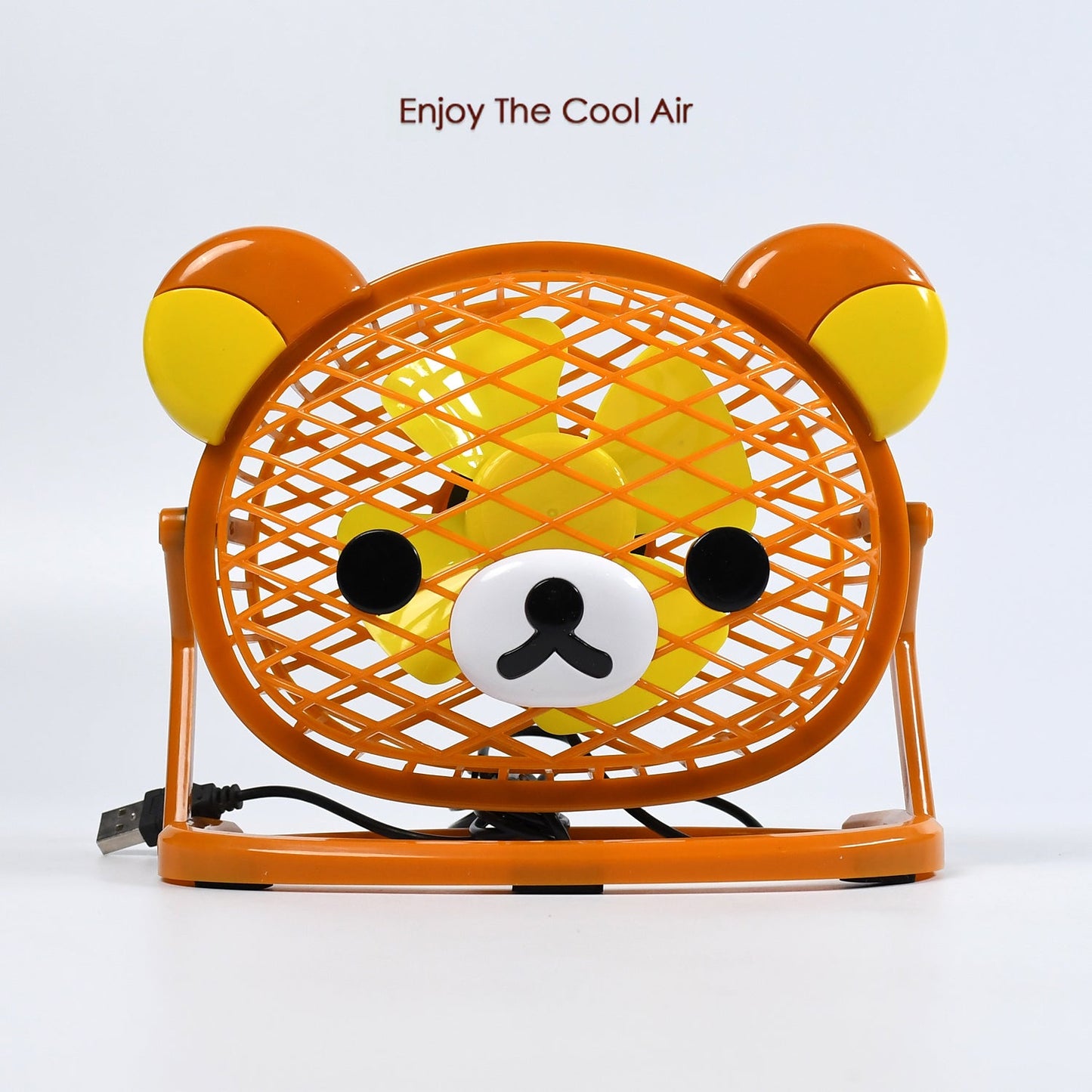 Teddy Bear Portable USB Fan – Adjustable Mini Desk Fan (Battery Not Include)