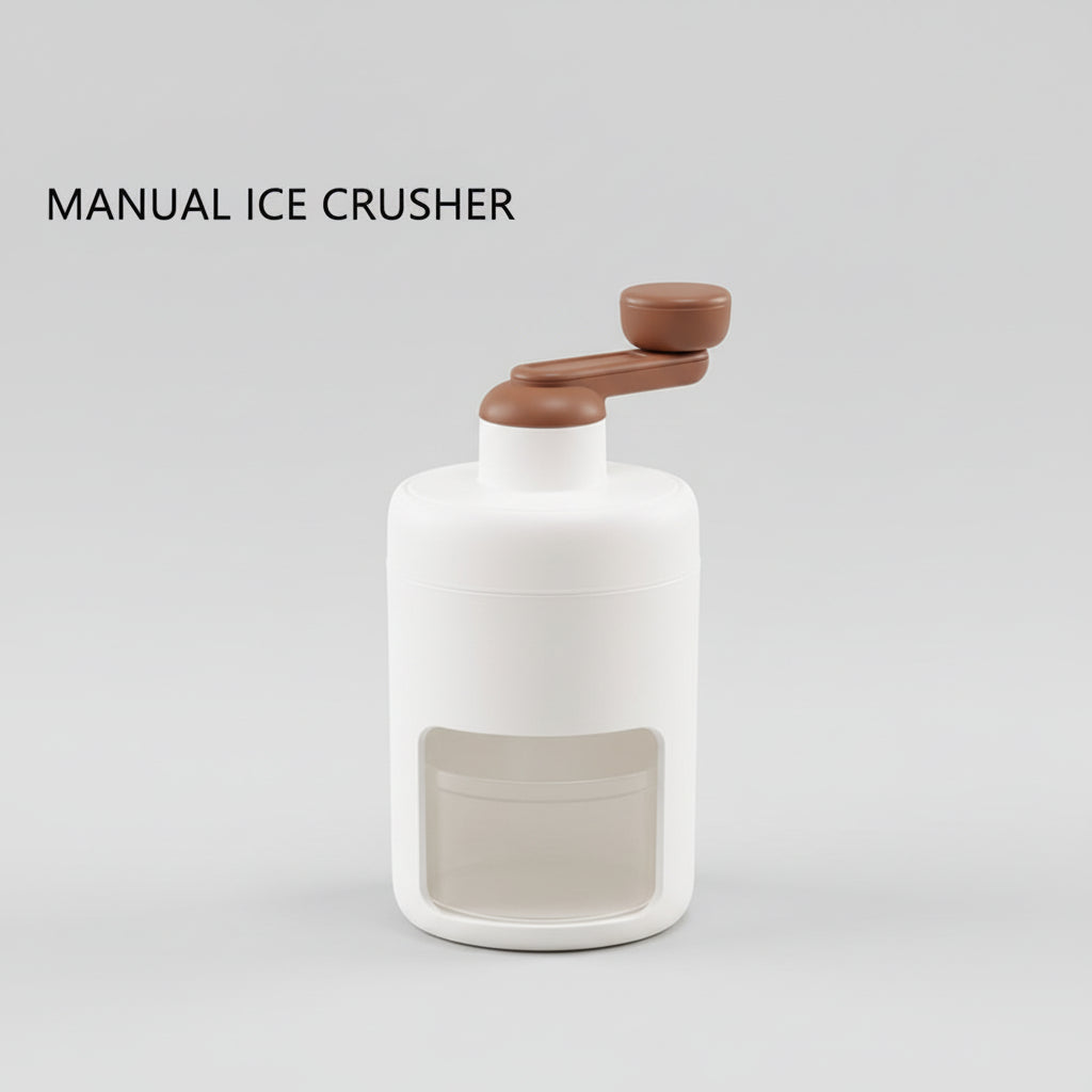 5771 Portable Gola Maker Ice Crusher And Shaved Ice Machine Hand Shaved Ice Machine Manual Fruit Smoothie Machine Mini Household Ice Shaver Small Ice Crusher
