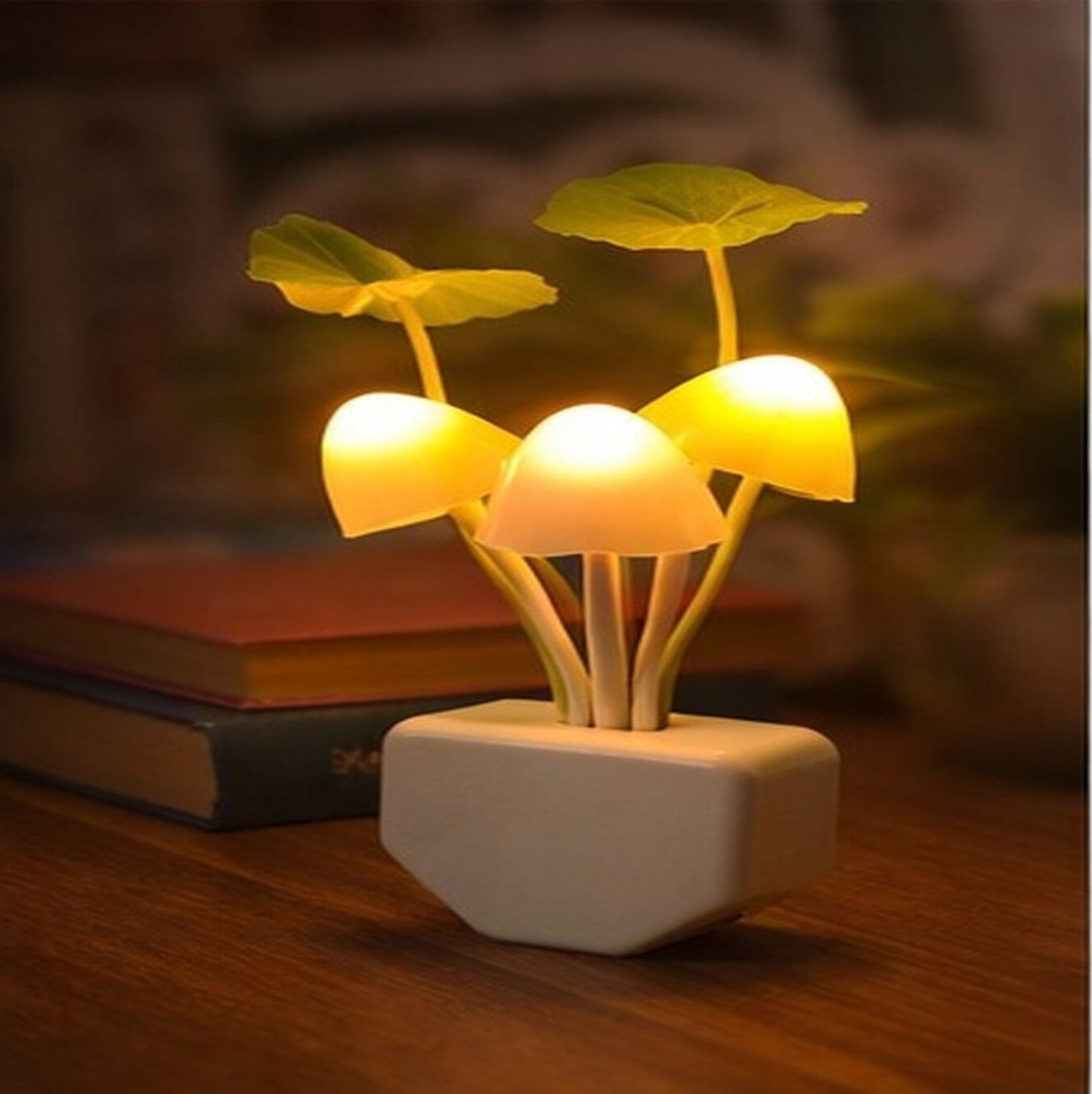0239a  Fancy Color Changing Led Mushroom Night Light Kids Beautiful Color Led Illumination Automatic Onoff Light Sensor Night Lamp