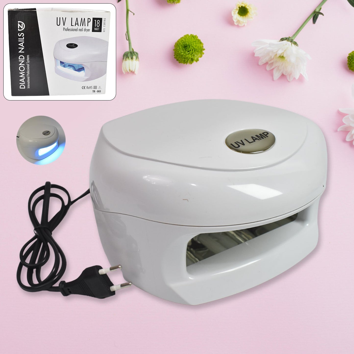 18W LED UV Nail Lamp – Gel Nail Polish Curing Dryer(1 Pc)