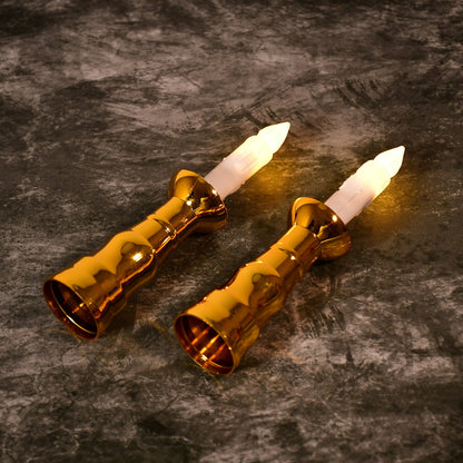 2 Pcs LED Candle Light – Flameless Decorative Lamp for Home & Wedding