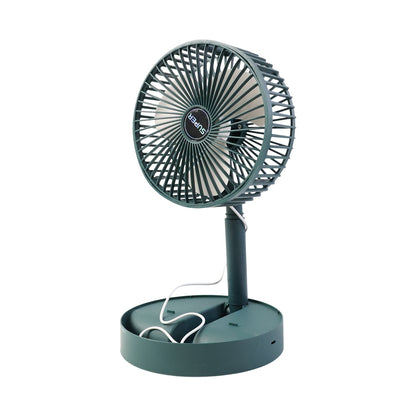 Foldable Mini Desk Fan – Adjustable Height & Angle Table Fan (1 Pc)
