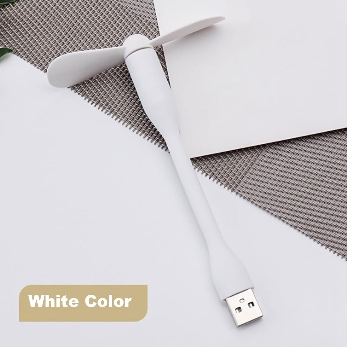 Mini USB Fan Combo – USB LED Light & 3 Port Hub